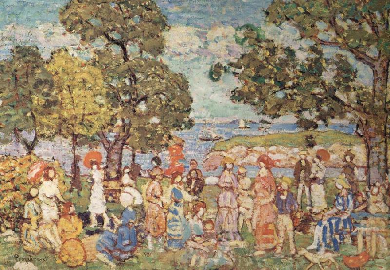Maurice Prendergast The Promenade china oil painting image